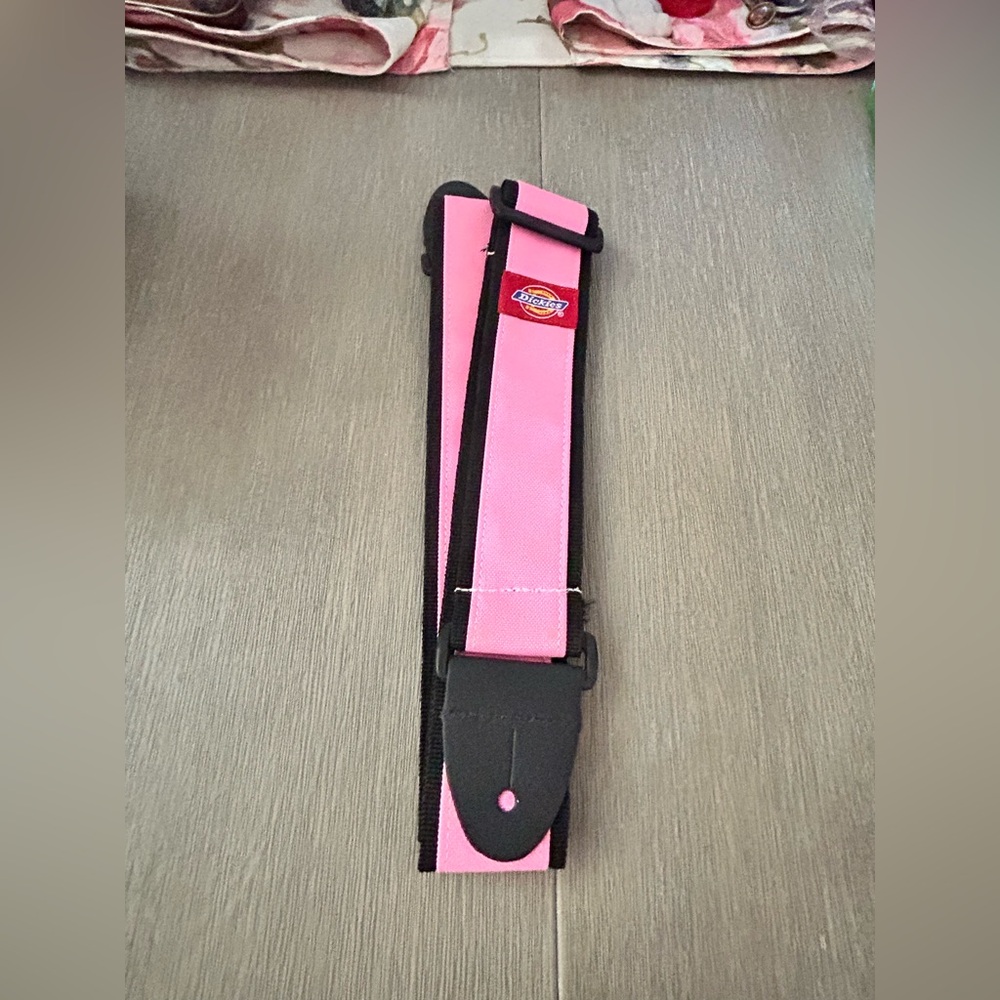 Dickies Pink Guitar Strap NWOT